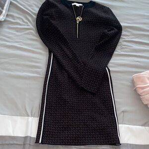 Michael Kors Black Dress with Gold Zipper